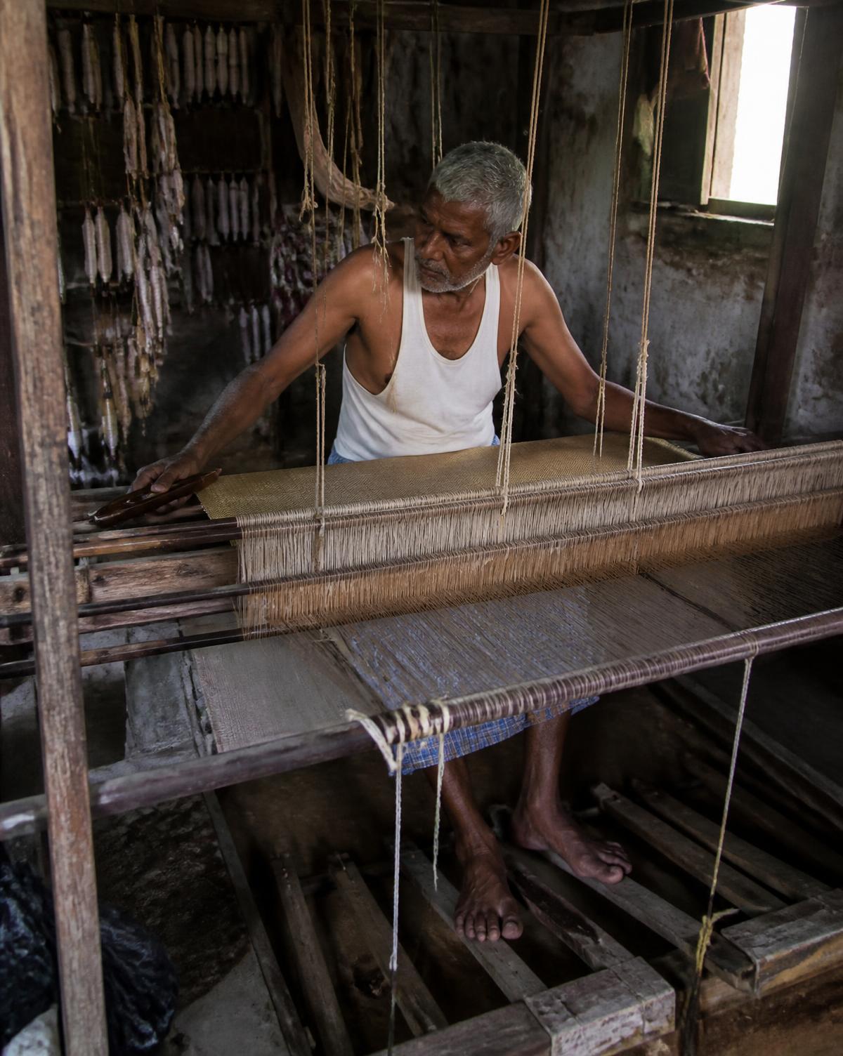 Handloom — step 06 of the Kosa silk journey