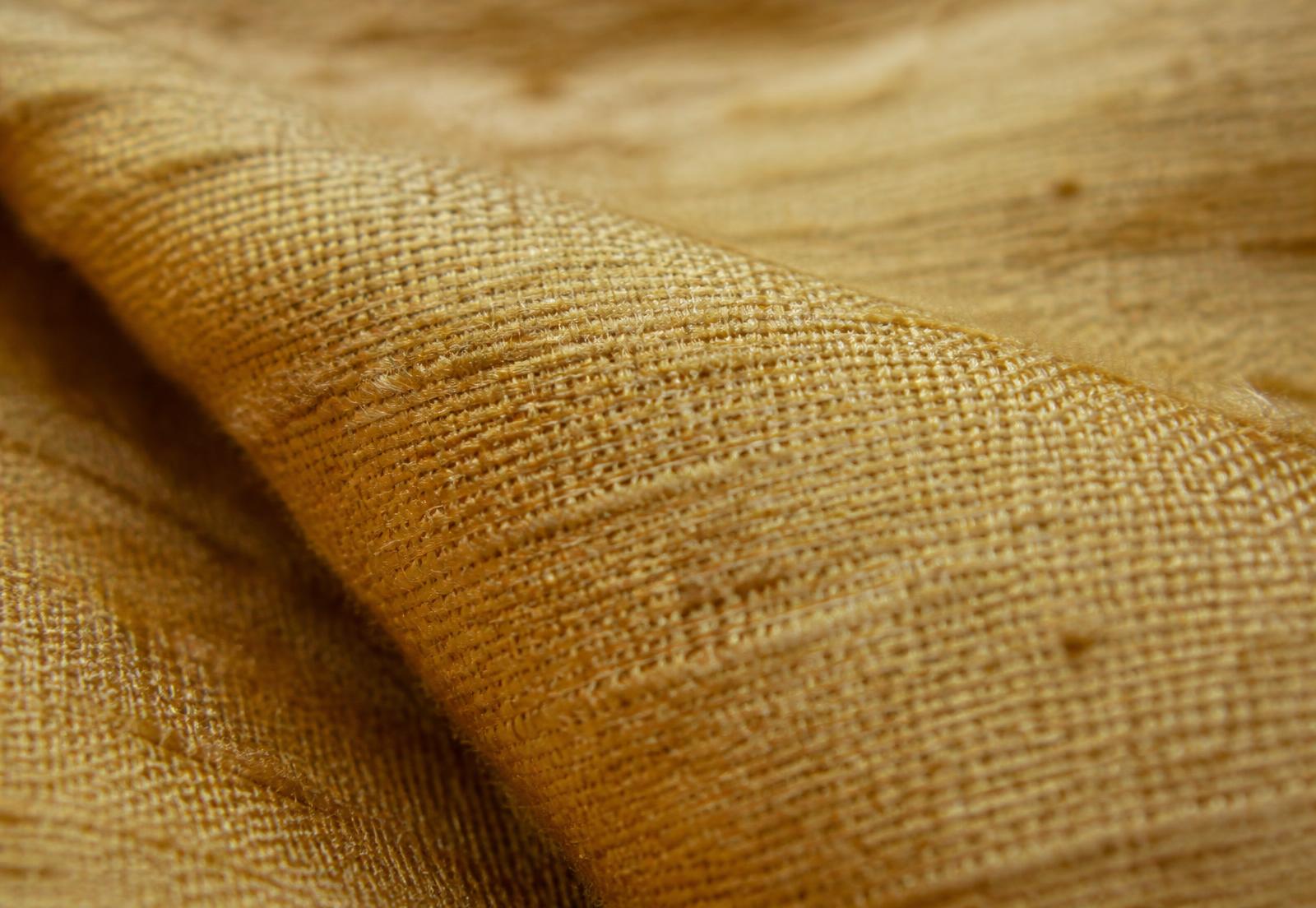 Macro close-up of natural Kosa silk texture